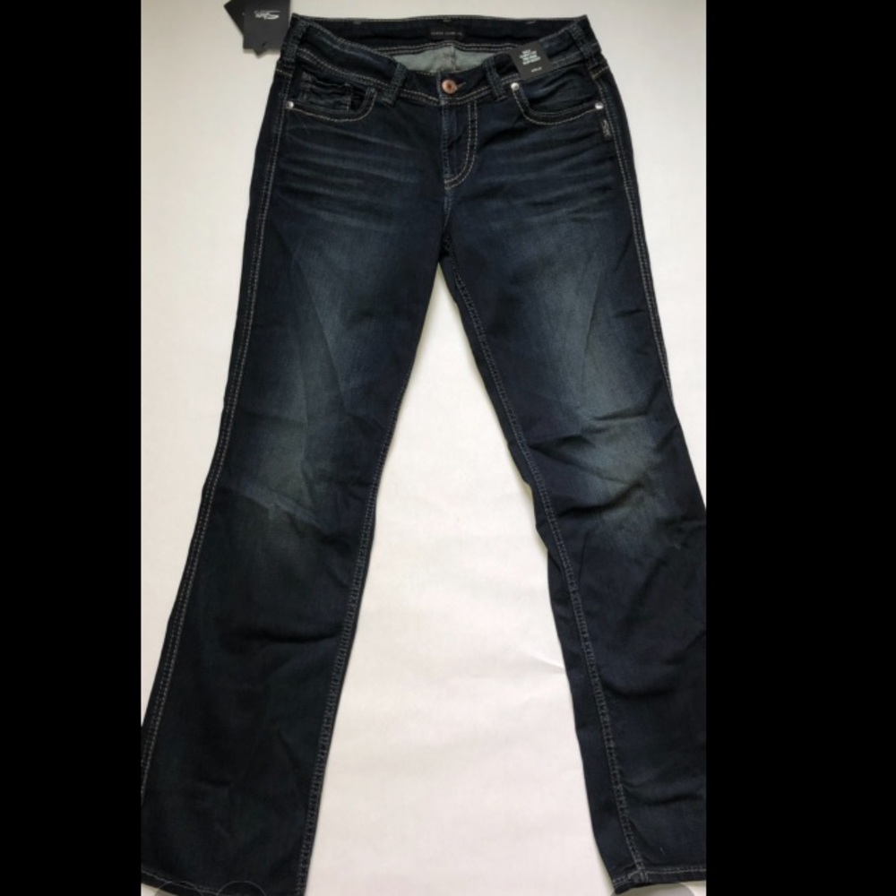 Silver Jeans Women’s Suki Mid Rise Slim Bootcut Curvy Fit 31/31 Indigo